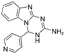 4-PYRIDIN-4-YL-3,4-DIHYDRO[1,3,5]TRIAZINO[1,2-A]BENZIMIDAZOL-2-AMINE Struktur