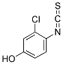 2-CHLORO-4-HYDROXYPHENYLISOTHIOCYANATE Struktur