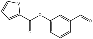 3-FORMYLPHENYL THIOPHENE-2-CARBOXYLATE Struktur