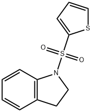 2-(INDOLINYLSULFONYL)THIOPHENE Struktur