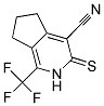 3-THIOXO-1-TRIFLUOROMETHYL-3,5,6,7-TETRAHYDRO-2H-[2]PYRINDINE-4-CARBONITRILE Struktur