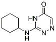 3-CYCLOHEXYLAMINO-4H-[1,2,4]TRIAZIN-5-ONE Struktur