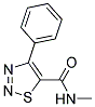 N-METHYL-4-PHENYL-1,2,3-THIADIAZOLE-5-CARBOXAMIDE Struktur