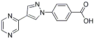 4-[4-(PYRAZIN-2-YL)-1H-PYRAZOL-1-YL]BENZOIC ACID Struktur