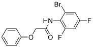 N-(6-BROMO-2,4-DIFLUOROPHENYL)-2-PHENOXYETHANAMIDE Struktur