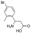 3-(4-BROMO-2-METHYLPHENYL)-BETA-ALANINE Struktur