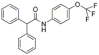 2,2-DIPHENYL-N-(4-(TRIFLUOROMETHOXY)PHENYL)ETHANAMIDE Struktur