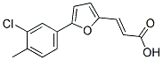 3-[5-(3-CHLORO-4-METHYL-PHENYL)-FURAN-2-YL]-ACRYLIC ACID Struktur