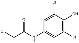 2',3,5-TRICHLORO-4-HYDROXYACETANILIDE Struktur