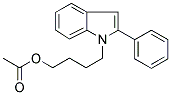 4-(2-PHENYL-1H-INDOL-1-YL)BUTYL ACETATE Struktur