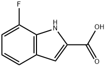 7-FLUORO-1H-INDOLE-2-CARBOXYLIC ACID Struktur