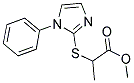 METHYL 2-[(1-PHENYL-1H-IMIDAZOL-2-YL)SULFANYL]PROPANOATE Struktur