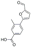 4-(5-FORMYL-FURAN-2-YL)-3-METHYL-BENZOIC ACID Struktur