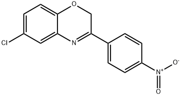 6-CHLORO-3-(4-NITROPHENYL)-2H-1,4-BENZOXAZINE Struktur