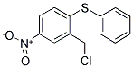 2-(CHLOROMETHYL)-4-NITRO-1-(PHENYLSULFANYL)BENZENE Struktur