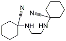 1-([2-[(1-CYANOCYCLOHEXYL)AMINO]ETHYL]AMINO)CYCLOHEXANECARBONITRILE Struktur