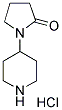 4-(N-2-PYRROLIDINONE) PIPERIDINE HCL Struktur