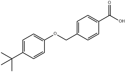 4-(4-TERT-BUTYL-PHENOXYMETHYL)-BENZOIC ACID Struktur