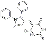 5-[(5-METHYL-1,2-DIPHENYL-1H-PYRROL-3-YL)METHYLENE]-2-THIOXODIHYDROPYRIMIDINE-4,6(1H,5H)-DIONE Struktur