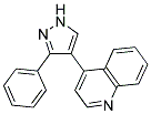 4-[3-PHENYL-1H-PYRAZOL-4-YL]QUINOLINE Struktur