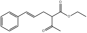 ETHYL (E)-2-ACETYL-5-PHENYL-4-PENTENOATE Struktur