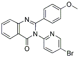 3-(5-BROMOPYRIDIN-2-YL)-2-(4-METHOXYPHENYL)QUINAZOLIN-4(3H)-ONE Struktur