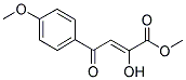 METHYL (2Z)-2-HYDROXY-4-(4-METHOXYPHENYL)-4-OXOBUT-2-ENOATE Struktur