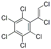 (Z)-ALPHA,BETA,2,3,4,5,6-HEPTACHLOROSTYRENE Struktur