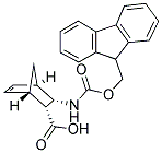 FMOC-3-ENDO-AMINOBICYCLO[2.2.1]HEPT-5-ENE-2-ENDO-CARBOXYLIC ACID Struktur