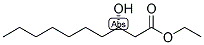 DECANOIC ACID, 3-HYDROXY-, ETHYL ESTER, (S) Struktur
