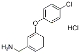 [3-(4-CHLOROPHENOXY)PHENYL]METHYLAMINEHYDROCHLORIDE Struktur