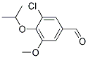 3-CHLORO-4-ISOPROPOXY-5-METHOXYBENZALDEHYDE Struktur