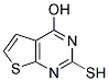 2-SULFANYLTHIENO[2,3-D]PYRIMIDIN-4-OL Struktur