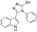 5-(1H-INDOL-3-YL)-4-PHENYL-4H-[1,2,4]TRIAZOLE-3-THIOL Struktur