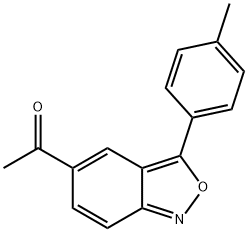 1-[3-(4-METHYLPHENYL)-2,1-BENZISOXAZOL-5-YL]-1-ETHANONE Struktur