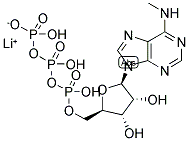 N6-METHYLADENOSINE-5'-TRIPHOSPHATE LITHIUM SALT Struktur