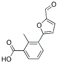 3-(5-FORMYL-FURAN-2-YL)-2-METHYL-BENZOIC ACID Struktur