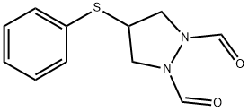 4-(PHENYLSULFANYL)DIHYDRO-1H-PYRAZOLE-1,2(3H)-DICARBALDEHYDE Struktur