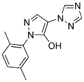 1-(2,5-DIMETHYLPHENYL)-4-(1H-1,2,4-TRIAZOL-1-YL)-1H-PYRAZOL-5-OL Struktur