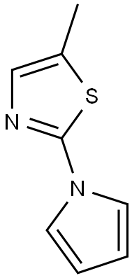 5-METHYL-2-(1H-PYRROL-1-YL)-1,3-THIAZOLE Struktur