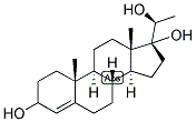 4-PREGNEN-3,17ALPHA,20BETA-TRIOL Struktur