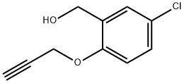 [5-CHLORO-2-(2-PROPYNYLOXY)PHENYL]METHANOL Struktur