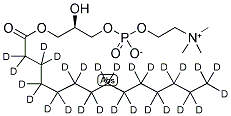 L-ALPHA-LYSOPHOSPHATIDYL-CHOLINE-MYRISTOYL-D27 Struktur