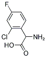 AMINO-(2-CHLORO-4-FLUORO-PHENYL)-ACETIC ACID Struktur