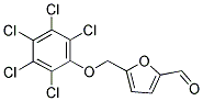 5-PENTACHLOROPHENYLOXYMETHYL-FURAN-2-CARBALDEHYDE Struktur