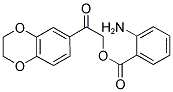 2-AMINO-BENZOIC ACID 2-(2,3-DIHYDRO-BENZO[1,4]DIOXIN-6-YL)-2-OXO-ETHYL ESTER Struktur