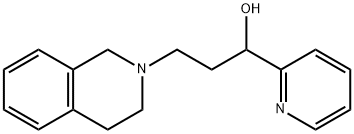 3-[3,4-DIHYDRO-2(1H)-ISOQUINOLINYL]-1-(2-PYRIDINYL)-1-PROPANOL Struktur