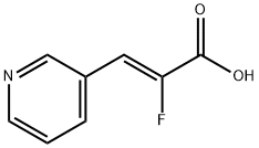 Z-2-FLUORO-3-(3-PYRIDYL)ACRYLIC ACID Struktur