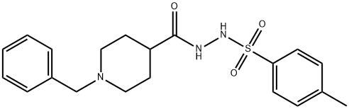 N'-[(1-BENZYL-4-PIPERIDINYL)CARBONYL]-4-METHYLBENZENESULFONOHYDRAZIDE Struktur