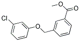 3-(3-CHLORO-PHENOXYMETHYL)-BENZOIC ACID METHYL ESTER Struktur